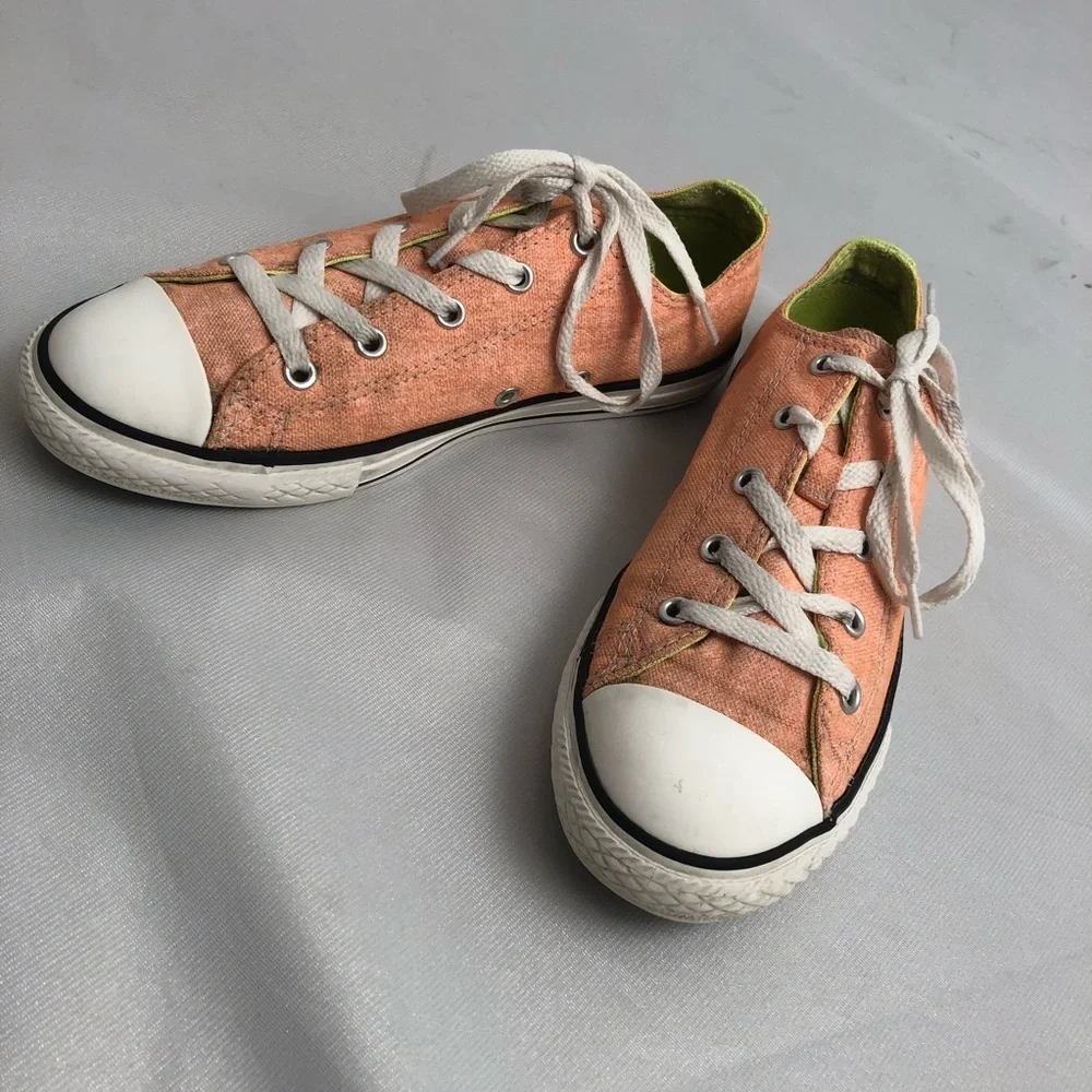 Converse All Star unisex cantaloupe color low top sneakers